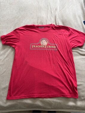 Tkachuk e Cheese Red Graphic Tee - Unbranded